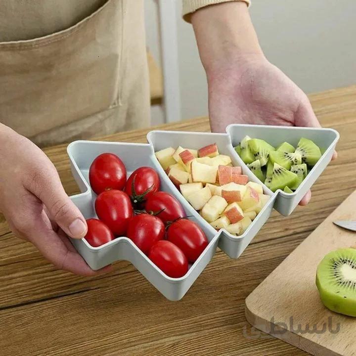 ظرف سرو تنقلات و میوه مدل کاج