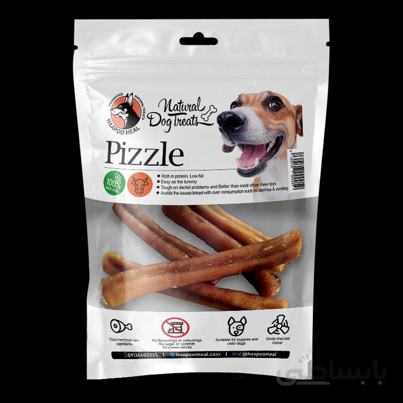 تشویقی سگ هاپومیل مدل Pizzle وزن 100 گرم