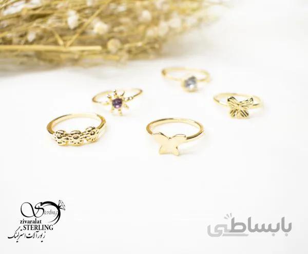 پک انگشتر زنانه کد 5580
