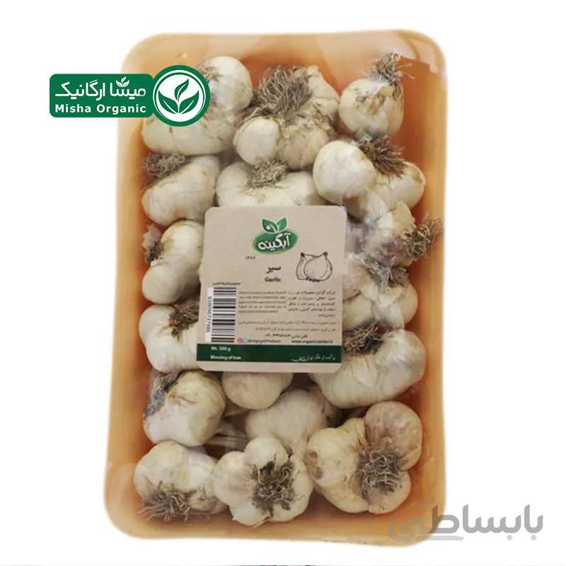 سیر خشک ارگانیک آبگینه – 500 گرمی