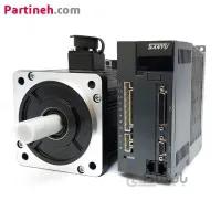 سروو موتور سانیو مدل 750w-3000RPM گشتاور 2.4 نیوتن متر (ترمزدار) ا Sanyu 750w 3000RPM Servo motor with drive with brake