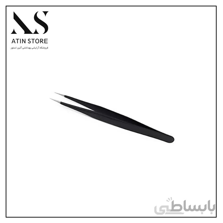 پنس سر صاف اکستنشن مژه tweezers