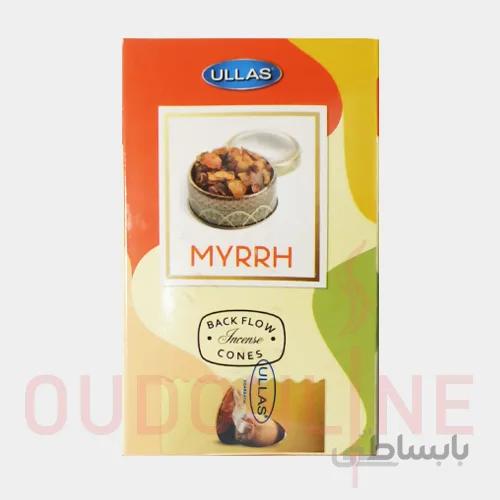 عود خوشبو کننده آبشاری اولاس ullas مدل صمغ مر( مرمکی) Myrrh
