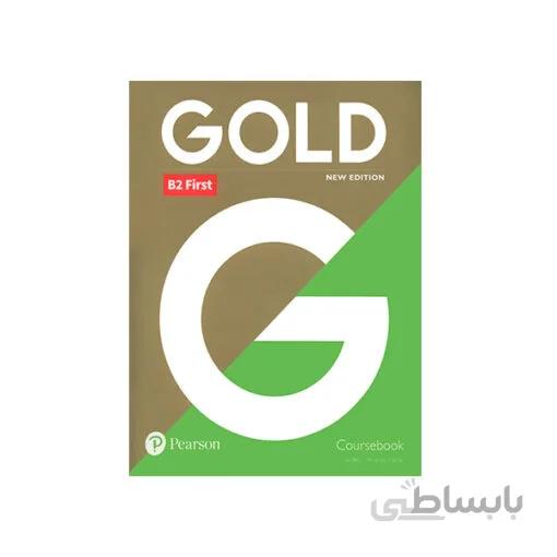 gold b2 first new edition course book +qr