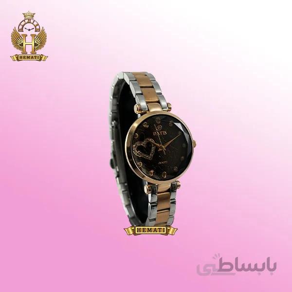 ساعت زنانه داتیس مدل Datis D8463L نقره ای-رزگلد (شیشه-کافی)