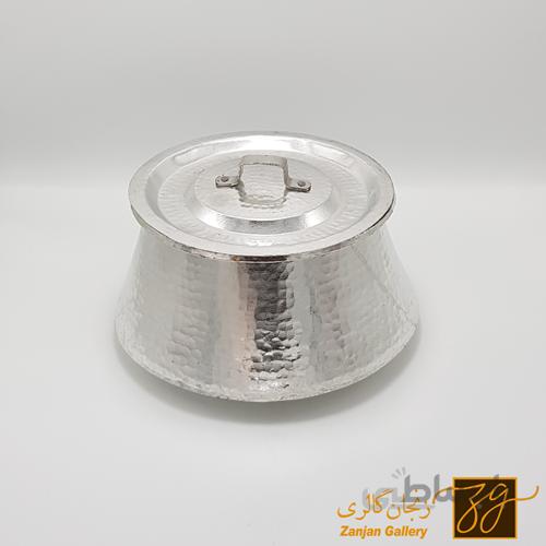 دیگ مسی دورو سفید بزرگ