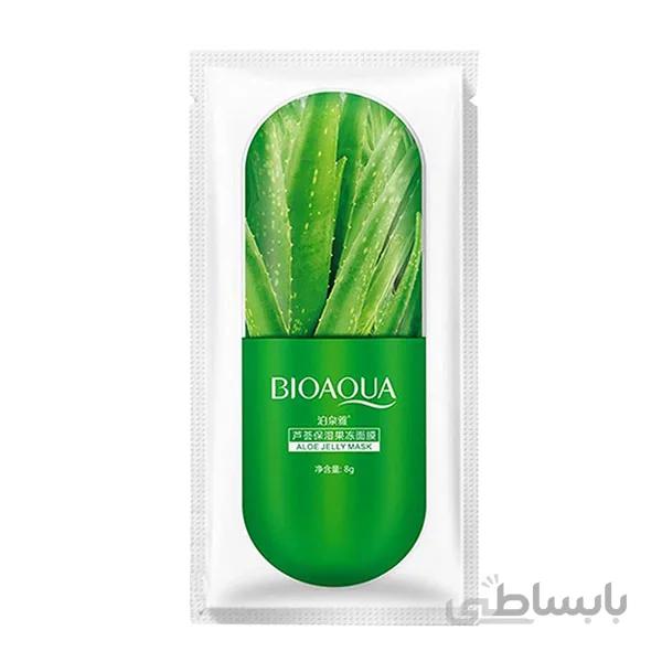 ماسک صورت ژله ای آلوئه ورا بایوآکوا (Bioaqua Aloe Jelly Mask-8g)