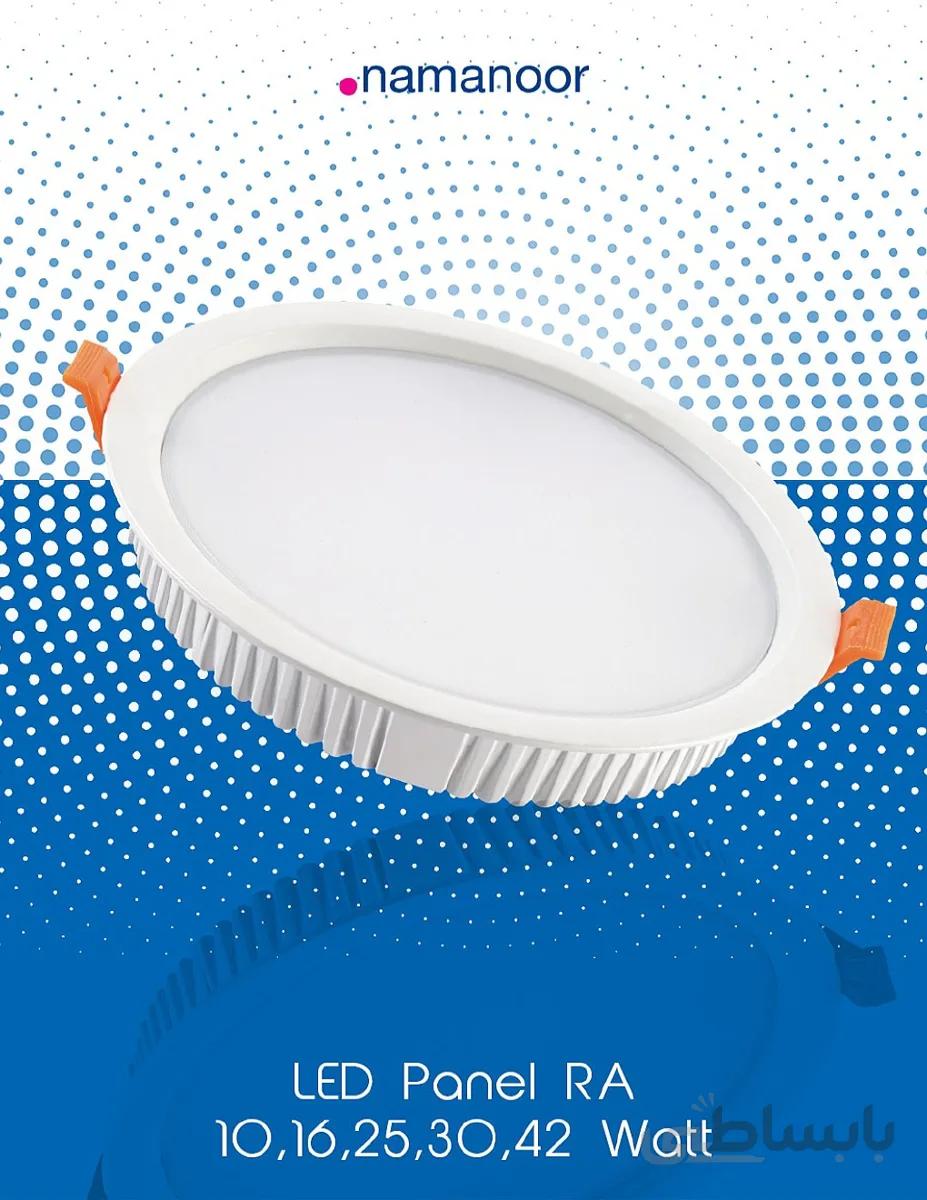 پنل LED بک لایت توکار گرد 10 وات سان لوکس