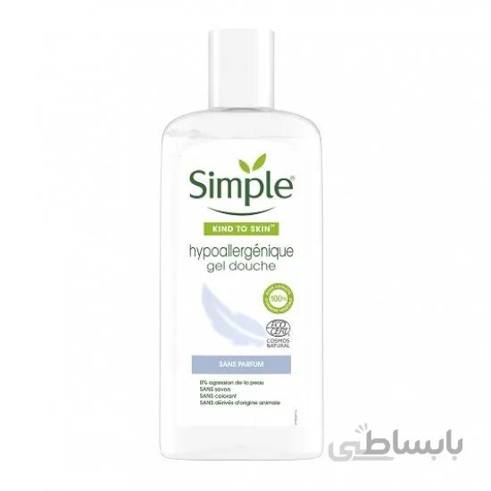 شامپو بدن ضد حساسیت و ضد خارش سیمپل Simple حجم 500 میل