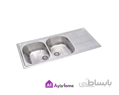 سینک ظرفشویی استیل میلان مدل 7012