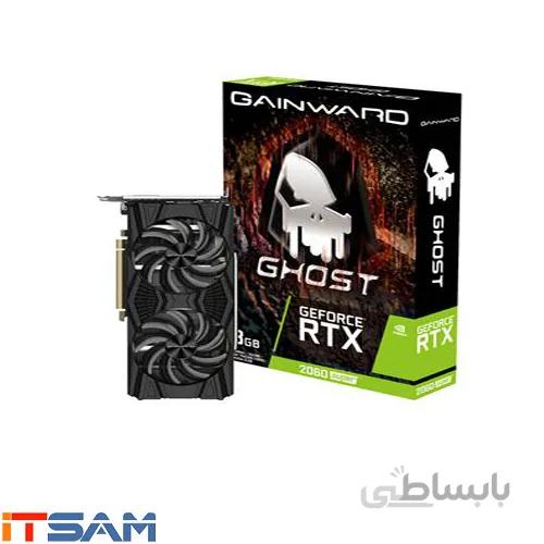 کارت گرافیک گیمینگ GeForce RTX 2060 SUPER Ghost حافظه 8 گیگابایت ا gainward GeForce RTX 2060 Super Ghost 8GB GBGDDR6 Graphics Card