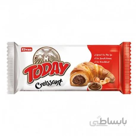 کروسان شکلاتی تودی 45 گرم با طعم فندق TODAY