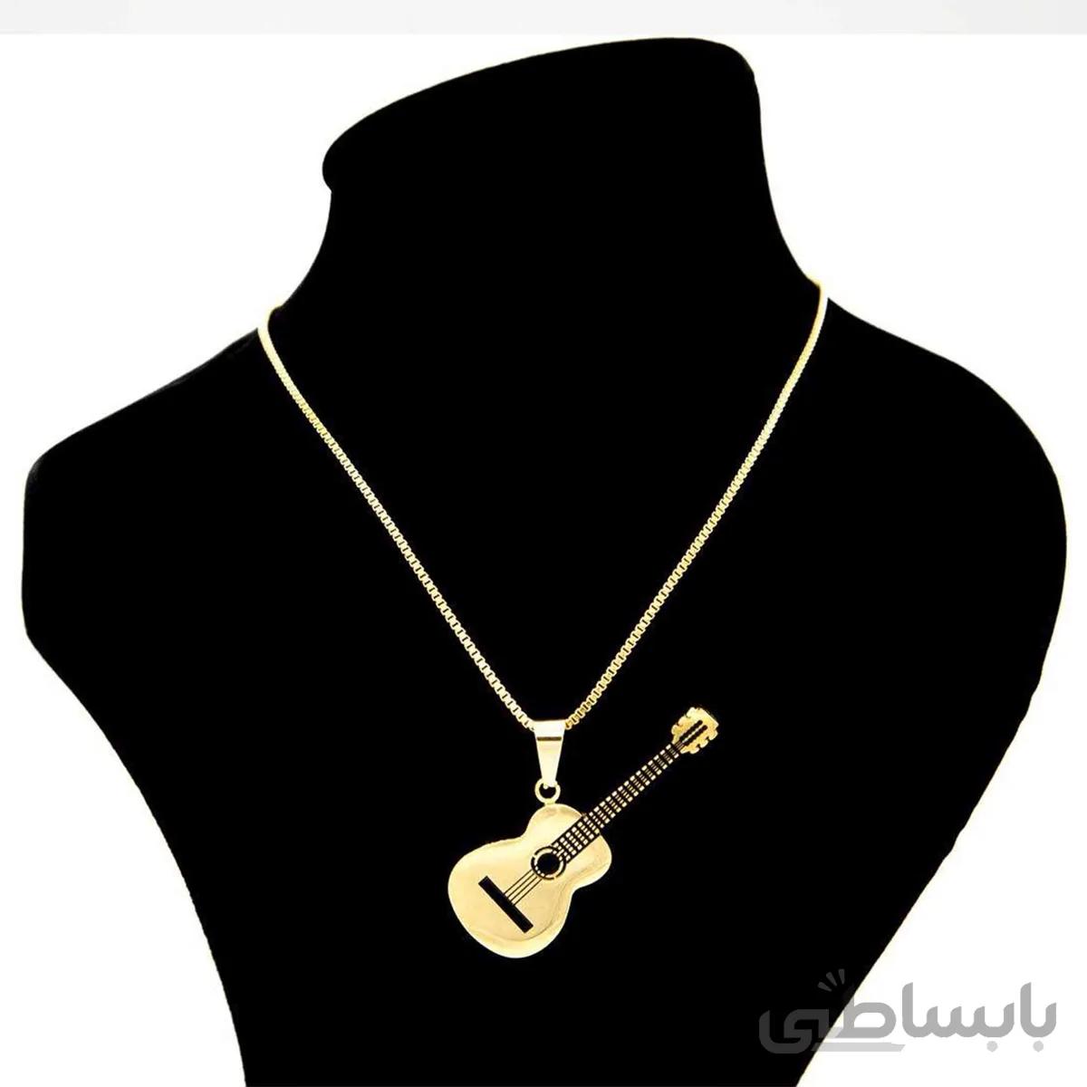 گردنبندطرح گیتار کد 7009