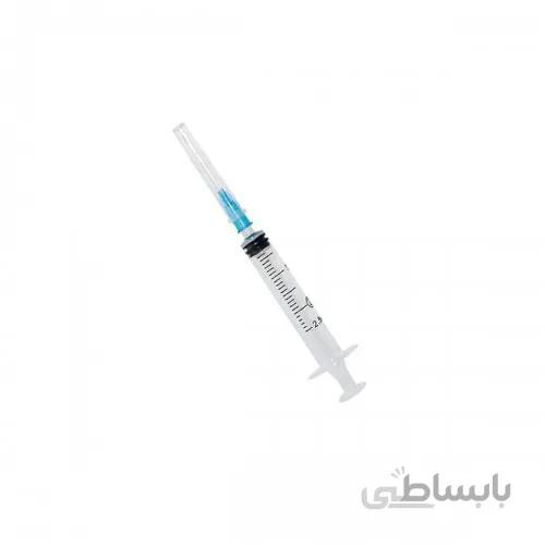 سرنگ تزریق 2.5 سی سی دو تکه 50 عددی گیج 23 غیر پیچ شونده