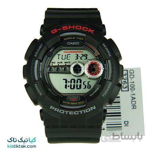 ساعت مچی مردانه کاسیو مجموعه جی شاک مدل GD-100-1A ا GD-100-1A