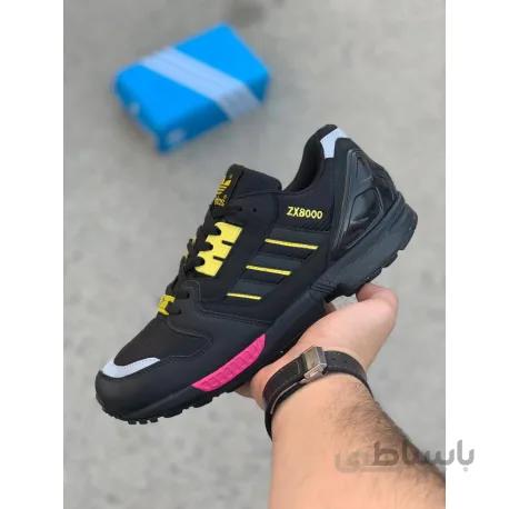 کتونی اصلی آدیداس زد ایکس 8 هزار مشکی رنگ Adidas zx8000
