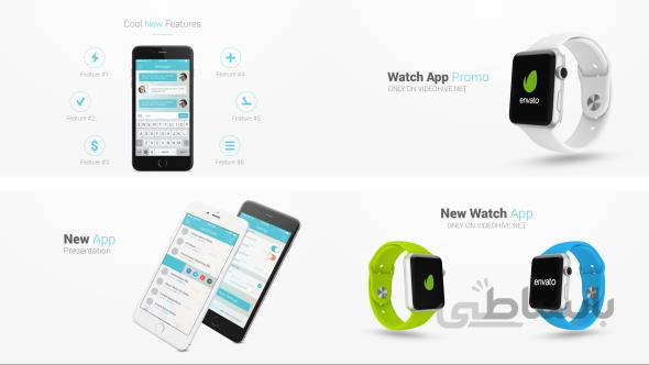 پروژه آماده افترافکت : تیزر تبلیغاتی اپل واچ Iphone 6 and Apple Watch Presentation Kit 11860291