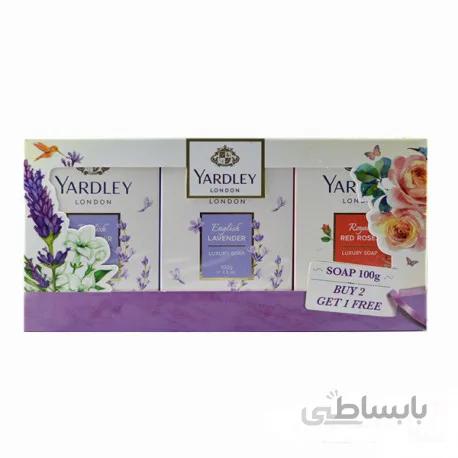 صابون یاردلی مدل لندن 100 گرم پک سه تایی