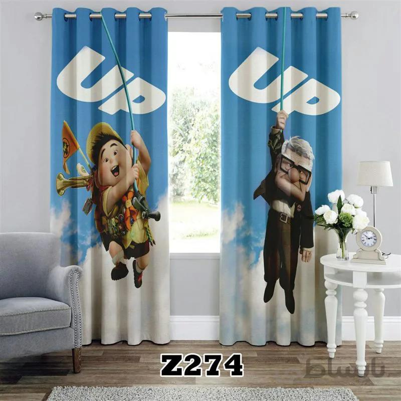 پرده پانچی کد 3d-Z-274 طرح انیمیشن بالا