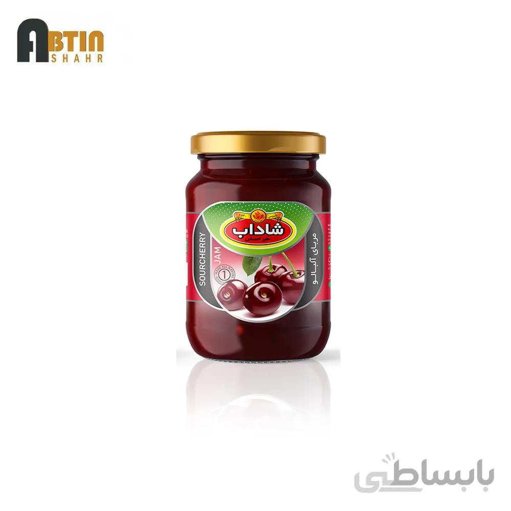 مربا آلبالو شاداب خراسان ۲۹۰ گرم_۱۲ عددی