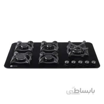 اجاق گاز 5 شعله درسا مدل سانا شیشه ای مشکی(ارسال رایگان) ا Dorsa Sana Gas Hob