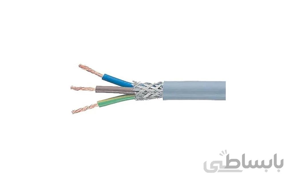 کابل برق شیلدار4رشته سایز 1تا 2.5 خراسان افشارنژاد ا Shielded power cable 3 strands size 1 to 2.5 Khorasan Afsharnejad