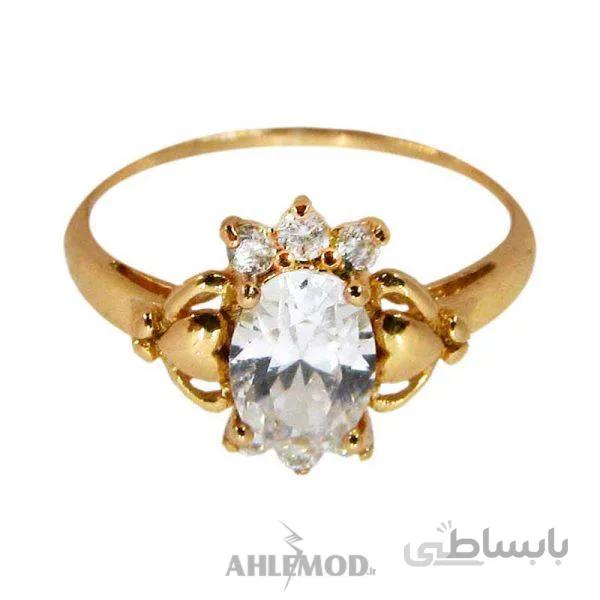 انگشتر زنانه طرح ژوپینگ مدل 4453