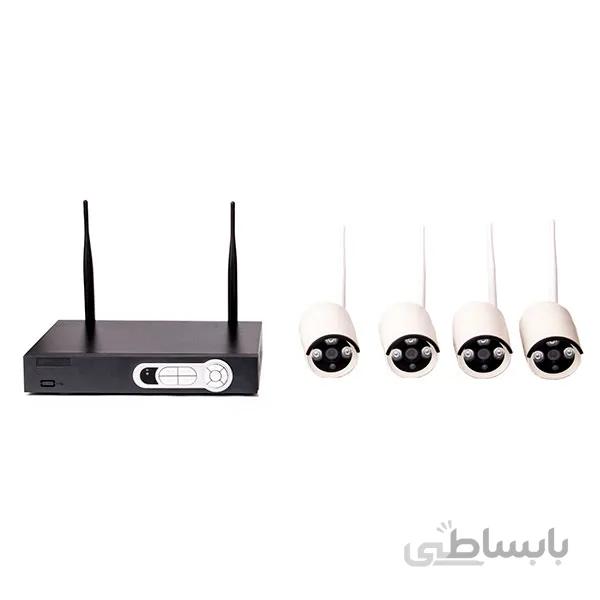 پک 4 تایی دوربین وایرلس 2 مگاپیکسلی به همراه NVR