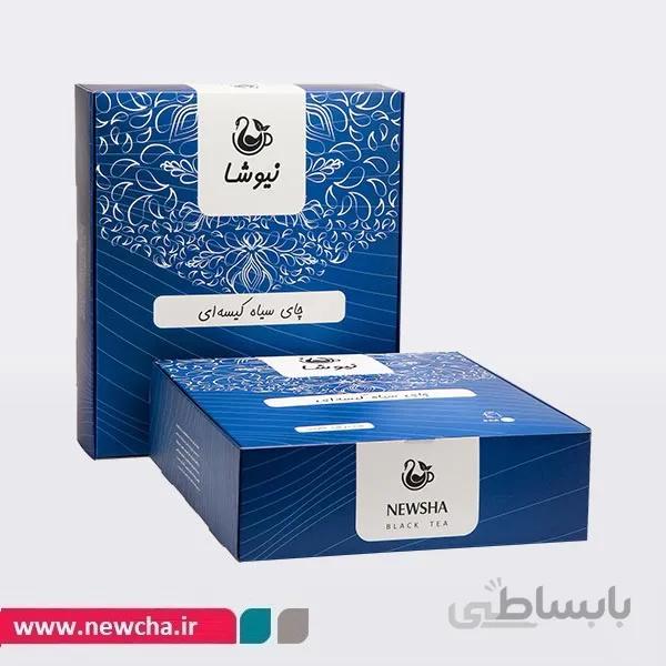 چای خالص کیسه ای لفاف دار نیوشا (160عددی)
