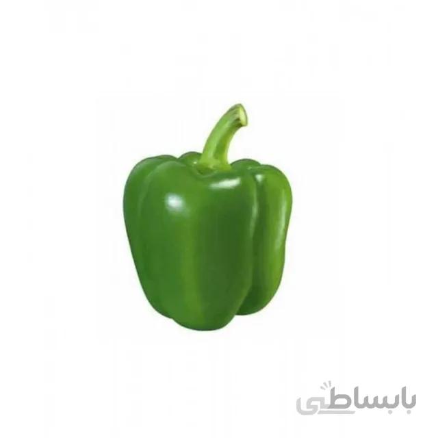 بذر فلفل دلمه‌ای سبز هیبریدی بسته ۲ گرمی