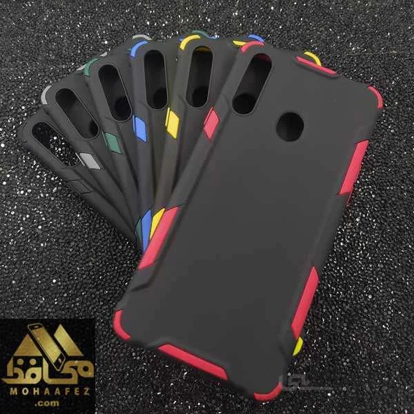 قاب ضد ضربه سامسونگ Galaxy A20s دور رنگی کد SA451
