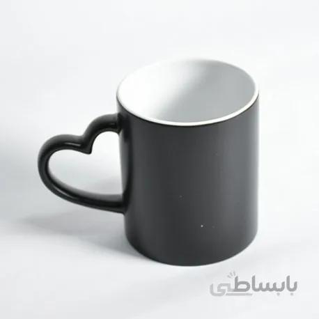 لیوان جادویی (حرارتی) دسته قلبی 11OZ