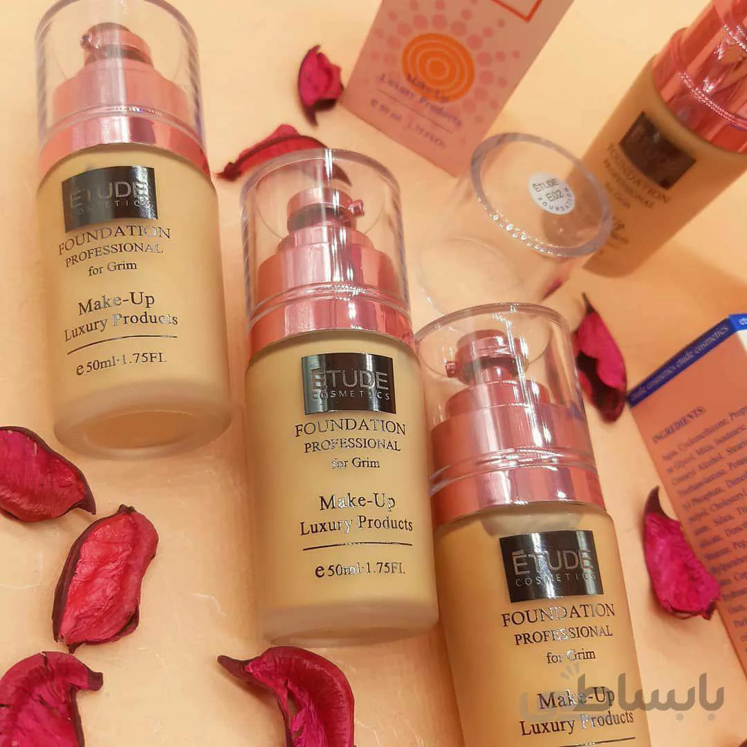 کرم پودر اتود شماره E01 مدل LUXURY PRODUCTS