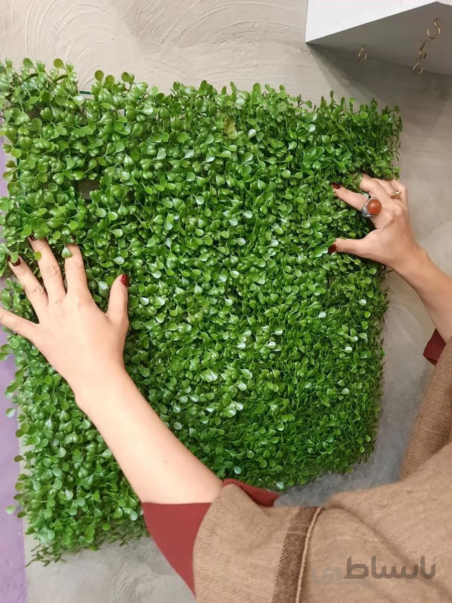دیوارپوش طرح شبدر مصنوعی 25×25