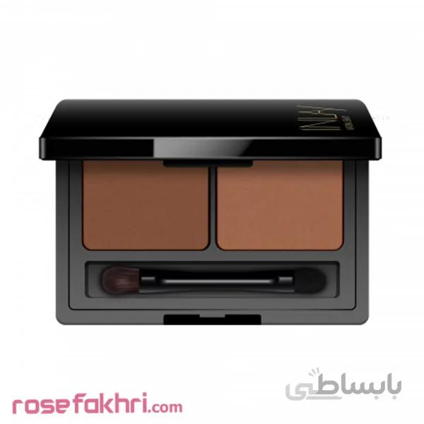 سایه ابرو دو رنگ اینلی شماره Caramel - Soft Brown -01