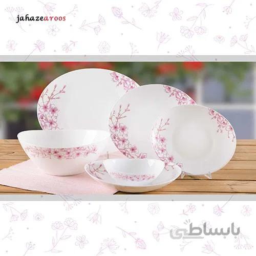 سرویس ۲۸‌پارچه بیضی پارس اپال کد‌۲۴۷‌Elin