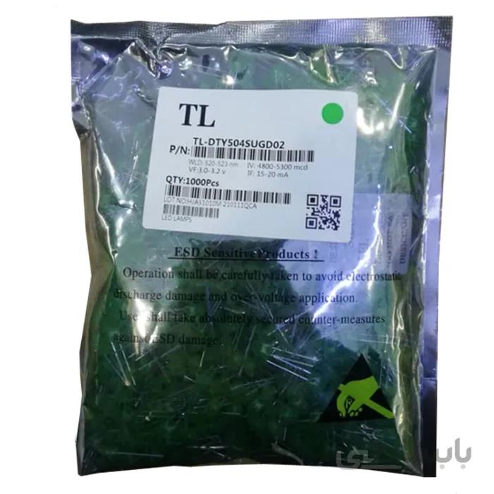 ال ای دی اوال سبز 5MM