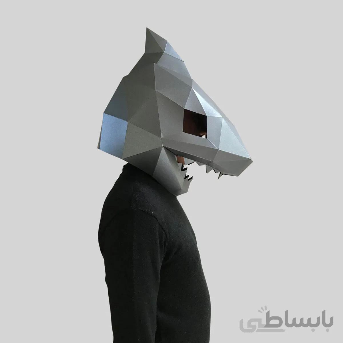 ماسک اوریگامی کوسه