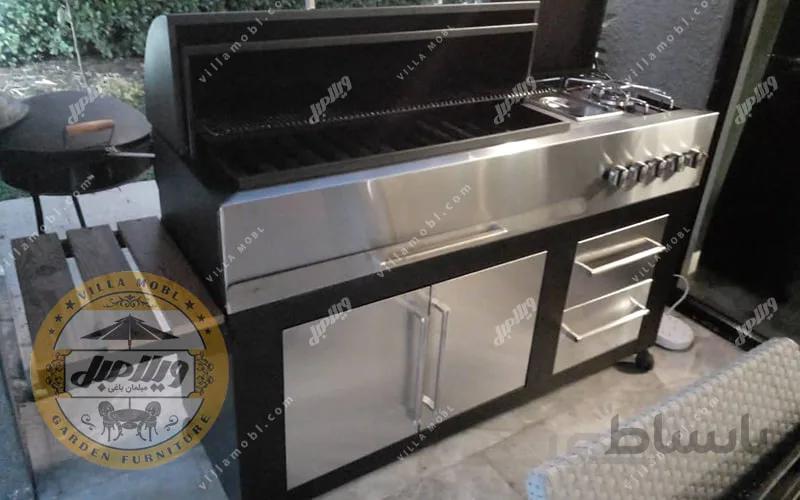 باربیکیو گازی استیل مدل 180 لایت