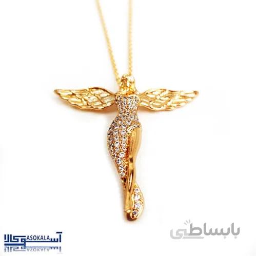 گردنبند زنانه ژوپینگ طرح فرشته کد 1231