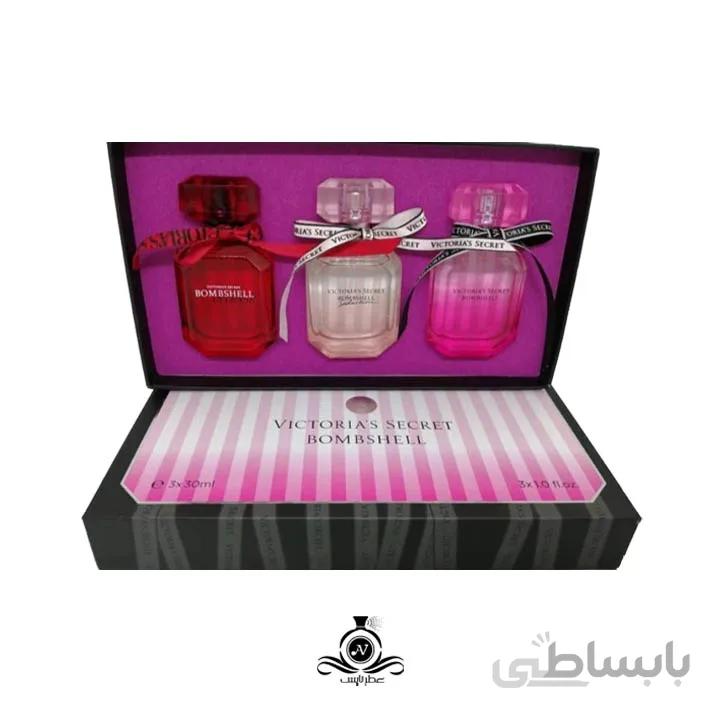 گیفت ست ادکلن های مینیاتوری ویکتوریا سکرت بامبشل victoria secret bombshell miniature gift set