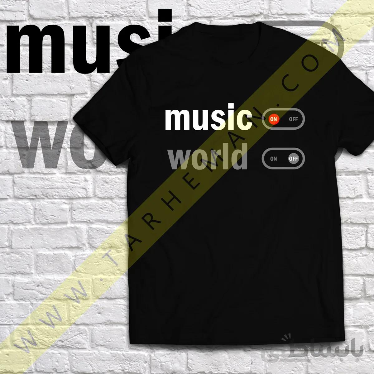تیشرت با طرح خلاقانه برای طرفداران موسیقی-Music-Music Player