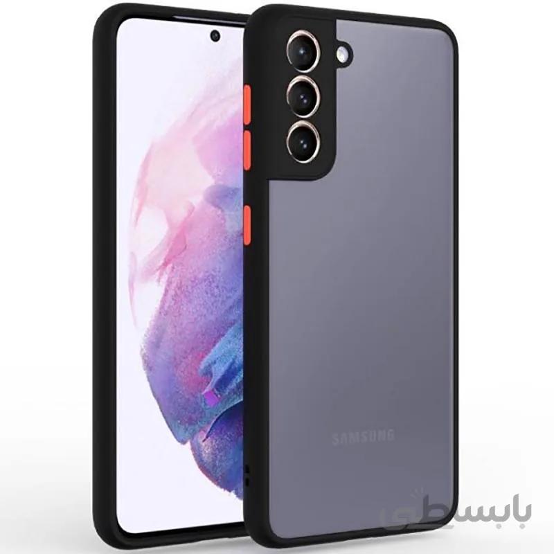 قاب پشت مات محافظ لنزدار مناسب گوشی موبایل Galaxy S21 Plus
