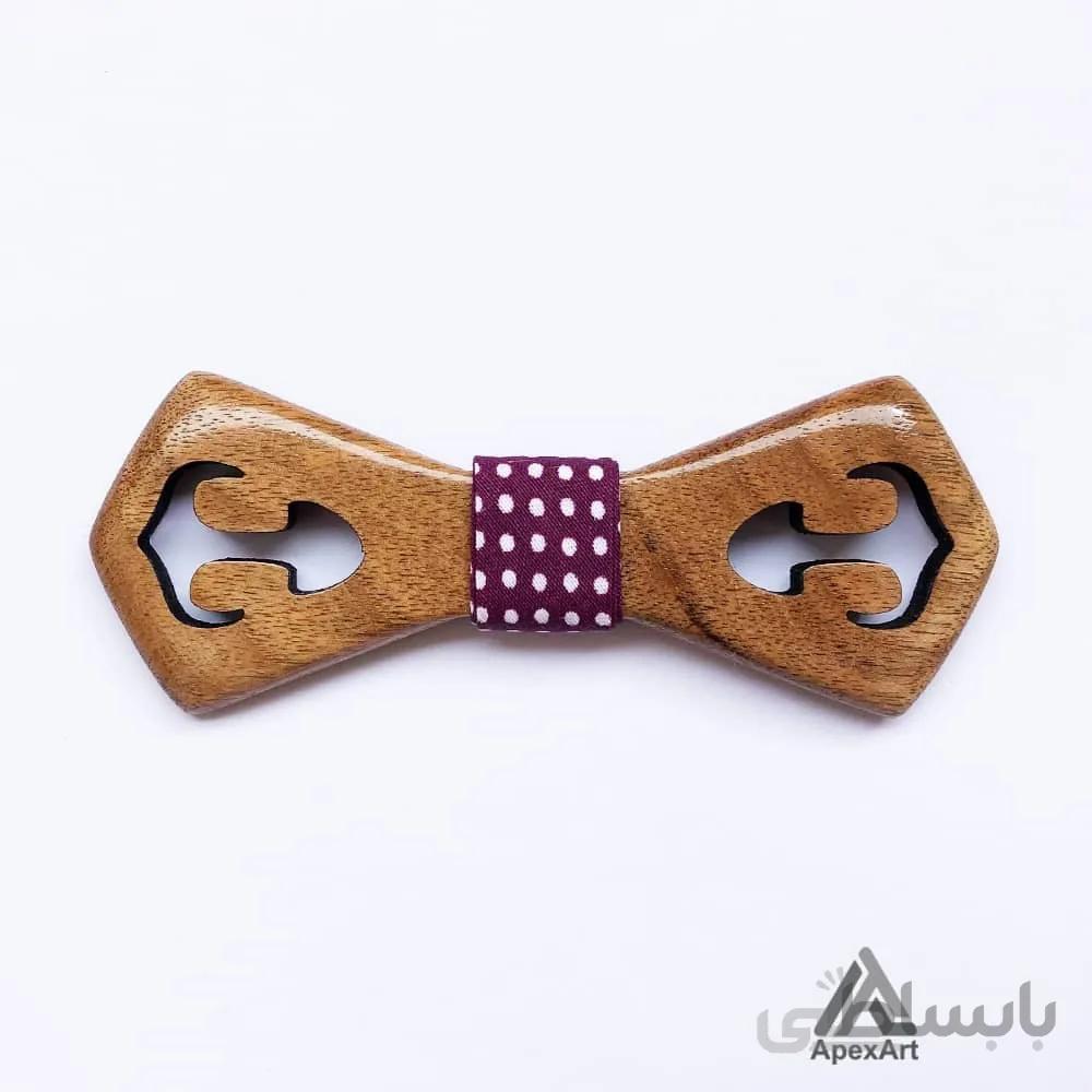 پاپیون چوبی طرح سورنا