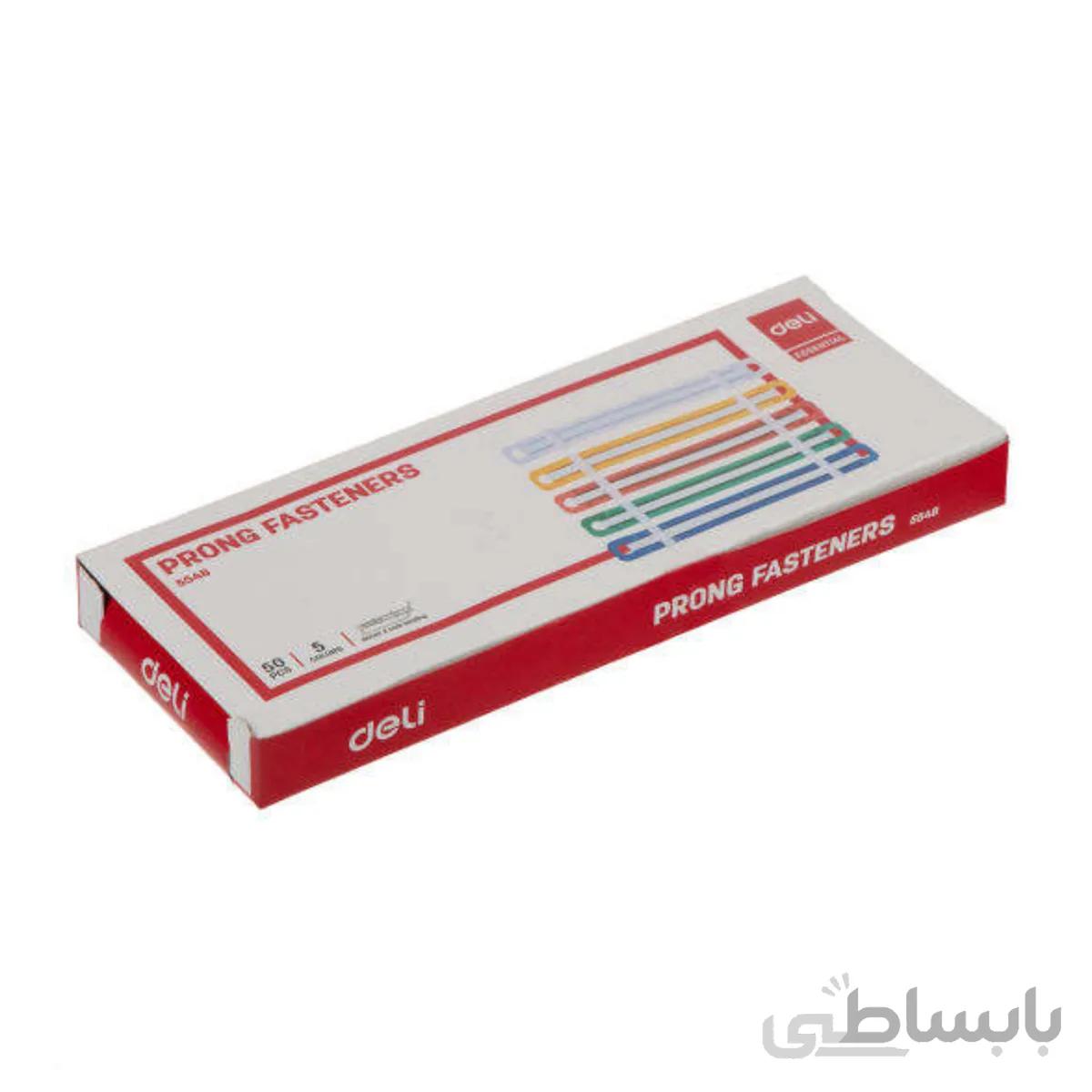 گیره پوشه دلی کد DL-5548 بسته 50 عددی