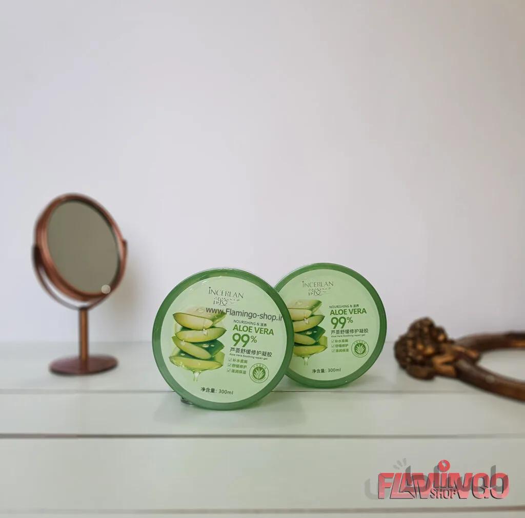 ژل ترمیم کننده ی آلوئه ورا اینسرلاین – Aloe vera repair gel Incerlan