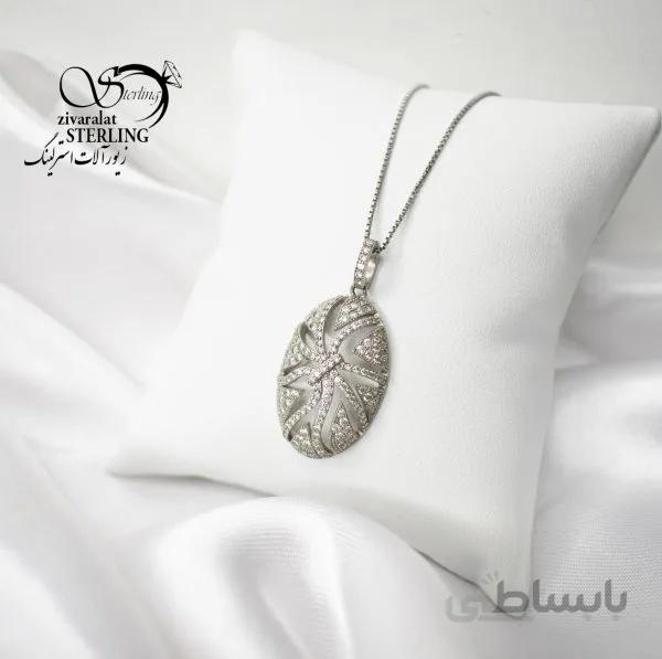 گردنبند نقره زنانه کد 180581
