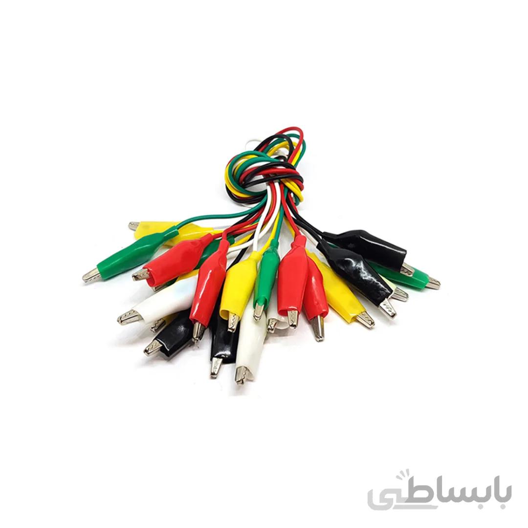 گیره سوسماری سیم دار کوچک بسته ۱۰ عددی