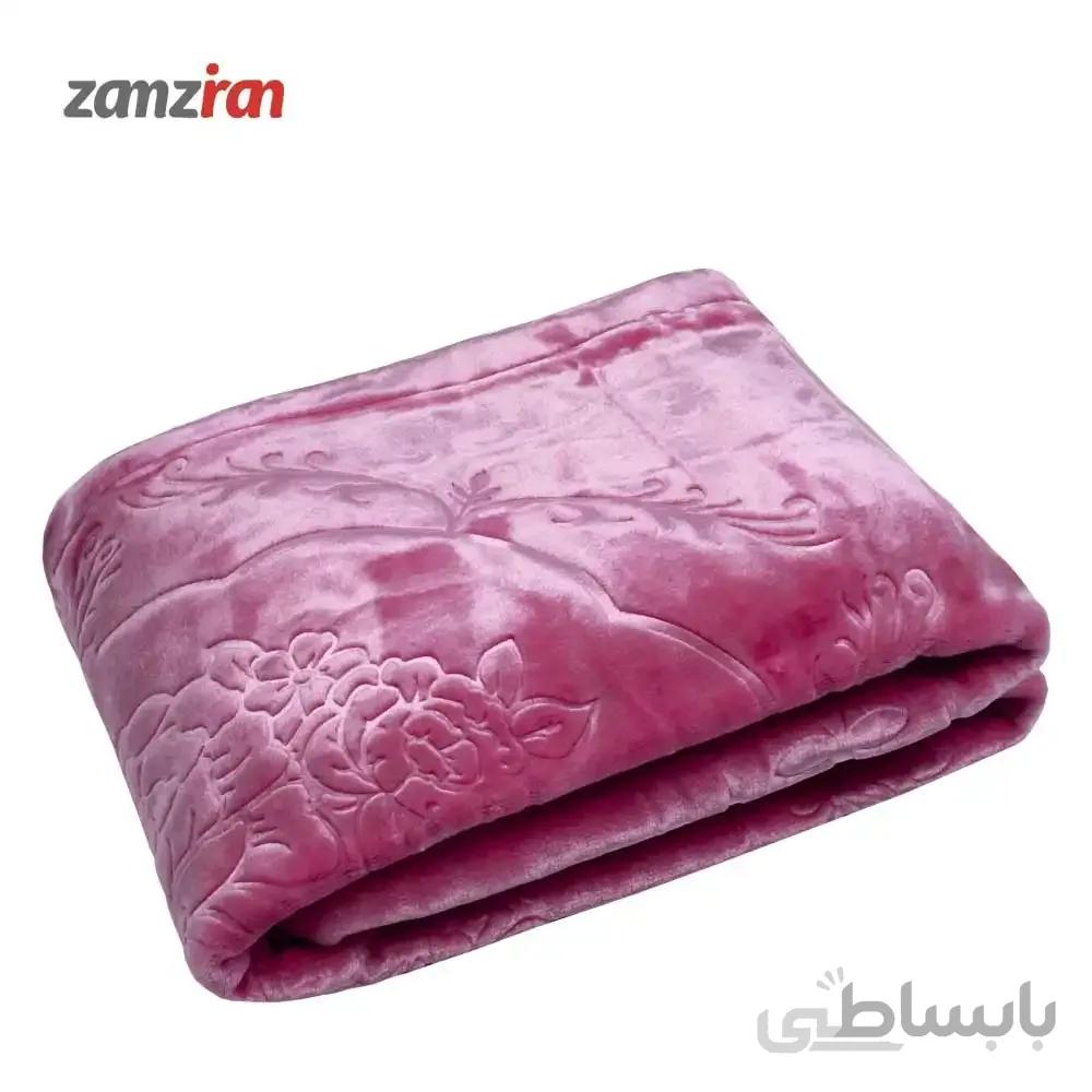 پتو یک نفره نرمینه مدل سوپر برجسته