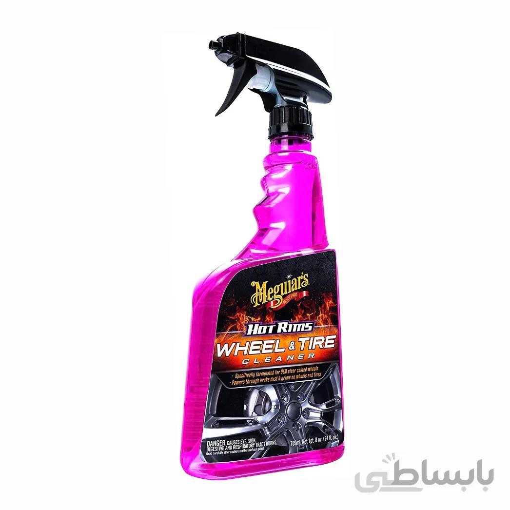 اسپری تمیزکننده رینگ و لاستیک هات مگوآیرز Meguiars Hot Rims Wheel & Tire Cleaner